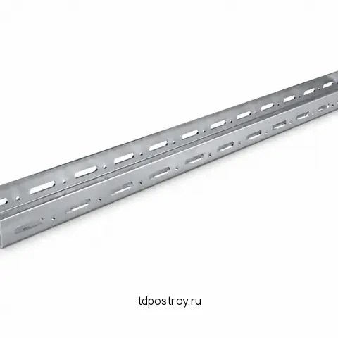 Швеллер перфорированный ШП К024 80х40х5.5х2000 мм