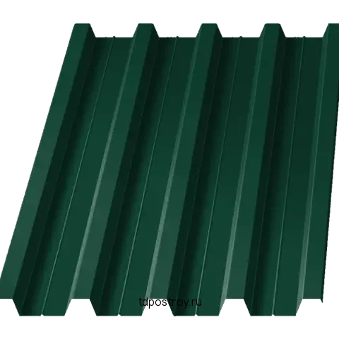 Профнастил Н60 зелёный мох RAL 6005 0,5 мм