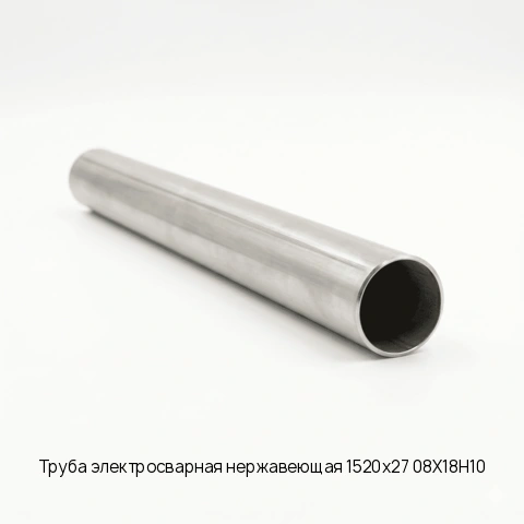 Труба электросварная нержавеющая 20х2 08Х18Н10 длина 6 м ГОСТ 10704-91