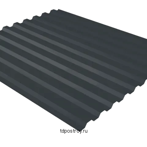 Профнастил С21 антрацит RAL 7016 0,3 мм