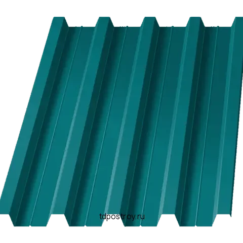 Профнастил Н60 бирюзовый RAL 5021 0,4 мм