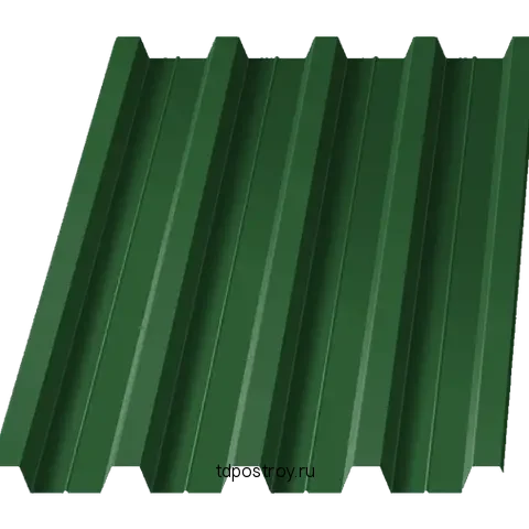 Профнастил Н60 зелёный RAL 6002 0,3 мм
