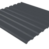 Профнастил С20 графит RAL 7024 0,5 мм